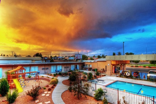 Page Boy Motel buitenkant